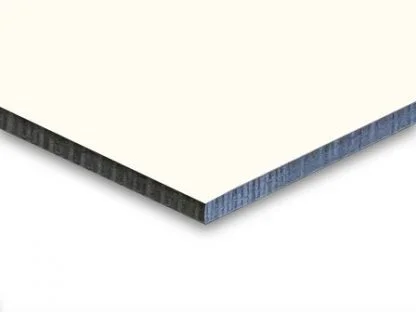 HPL Platte gebrochenes weiß 12 mm RAL 9010