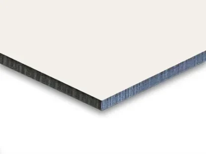 HPL Platte weiß 6 mm RAL 9010 / 9016. Die HPL-Platte ist 6 mm dick und hat einen weißen Farbton, der zwischen RAL 9010 (Grauweiß) und RAL 9016 (Verkehrsweiß) liegt.
